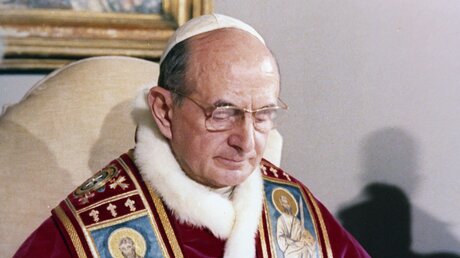 Papst Paul VI. am 29. Juni 1968 / © CNS photo (KNA)