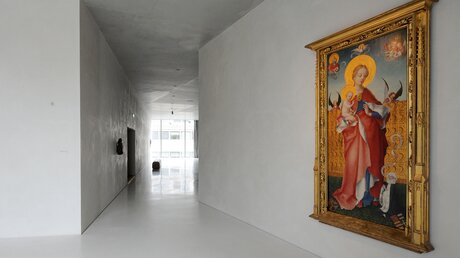 Stefan Lochner: Muttergottes mit dem Veilchen im Museum Kolumba in Köln (KNA)