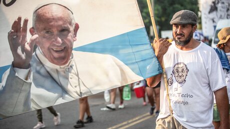 Prozession für Papst Franziskus in Argentinien / © Mariano Campetella (KNA)