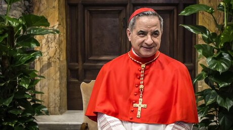 Kardinal Giovanni Angelo Becciu / © Stefano Dal Pozzolo/Romano Siciliani (KNA)