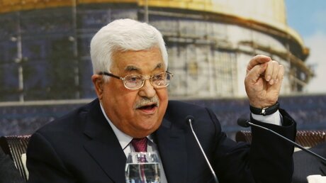 Palästinenserpräsident Mahmoud Abbas / © Majdi Mohammed (KNA)