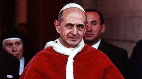 Papst Paul VI. am See Genezareth / © KNA-Bild (KNA)
