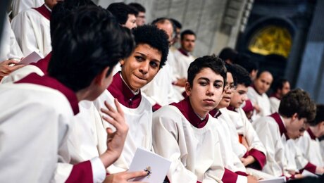 Kinder des Päpstlichen Chors der Sixtinischen Kapelle (Archiv) / © Cristian Gennari/Romano Siciliani (KNA)
