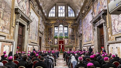 Bußgottesdienst zum Abschluss des Anti-Missbrauchsgipfels im Sala Regia im Vatikan / © Stefano Dal Pozzolo (KNA)