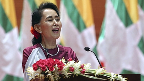 Aung San Suu Kyi zu Flüchtlingskrise / © Aung Shine Oo (dpa)