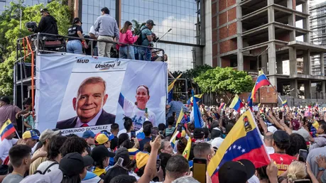 Wahlkampfveranstaltung der Oppositionellen um Maria Corina Machado und Edmundo González in Venezuela / © Giongi63 (shutterstock)
