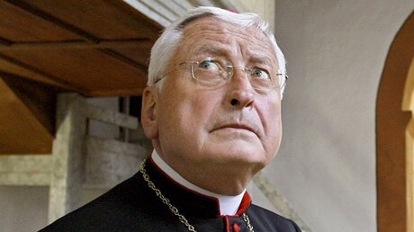 Der ehemalige Augsburger Bischof Walter Mixa  / © Daniel Karmann (dpa)