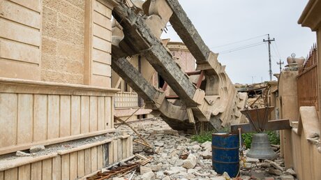 Zerstörte Kirche in Syrien / © Uygar Onder Simsek (KNA)