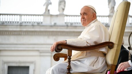 Papst Franziskus hat Wahlsieger Milei angerufen / © Romano Siciliani (KNA)
