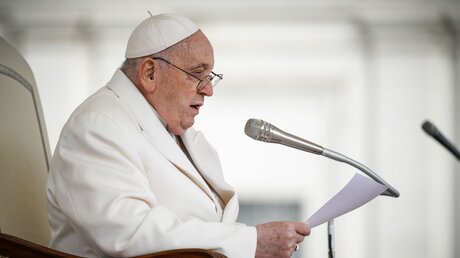 Papst Franziskus / © Vatican Media/Romano Siciliani (KNA)