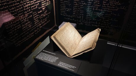 Eine Kopie des Verbrüderungsbuchs von Kloster Reichenau, um 823/24 bis 14. Jahrhundert. / © Volker Hasenauer (KNA)