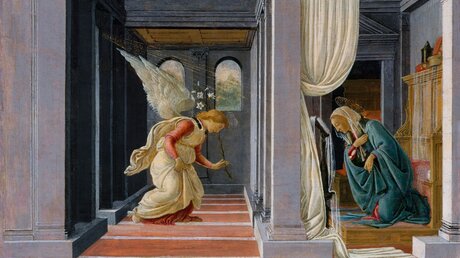 Die Verkündigung von Botticelli (1485-92) / © Everett Collection (shutterstock)