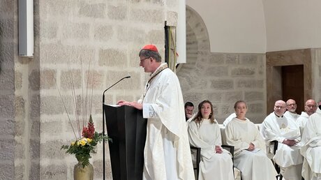 Rainer Maria Kardinal Woelki in der Dormitio-Abtei, Jerusalem / © Sonja Geus (DR)