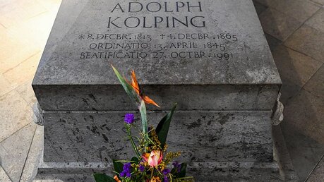 Grab von Adolph Kolping in der Minoritenkirche (KNA)