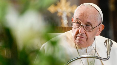Papst Franziskus / © Vatican Media/Romano Siciliani/KNA (KNA)