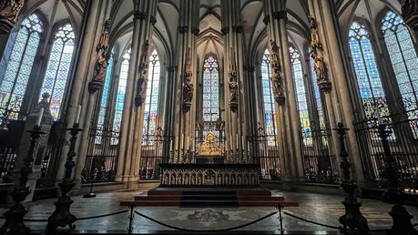 Der Gotische Chor wurde vor 700 Jahren geweiht. / © Alexander Foxius (DR)