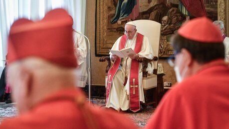 Konsistorium mit Papst Franziskus  / © Romano Siciliani (KNA)