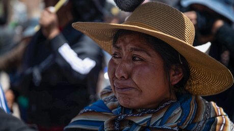 Politische Krise in Peru: Trauer um dutzende Tote nach Protesten / © Denis Mayhua (dpa)