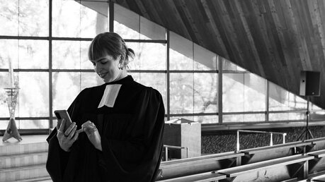 Pfarrerin Maike Schöfer, Evangelische Kirchengemeinde Adlershof
 / © Isabell Nubel (privat)