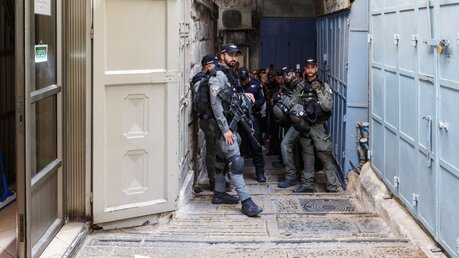 Sicherheitskräfte in Jerusalem / © Andrea Krogmann (KNA)