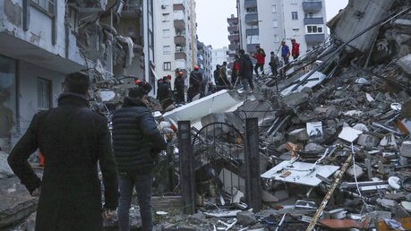 Erdbeben erschüttern Türkei und Syrien / © Uncredited/IHA/AP (dpa)