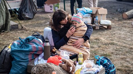 Ukraine-Flüchtlinge in Polen / © Wojtek Jargilo (dpa)