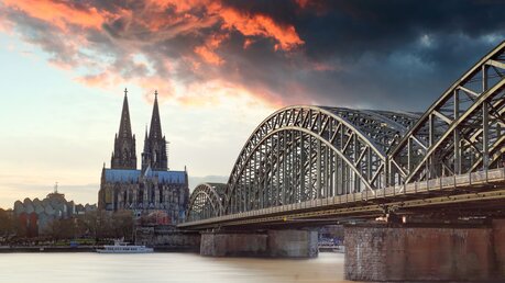 Blick auf den Kölner Dom / © TTstudio (shutterstock)