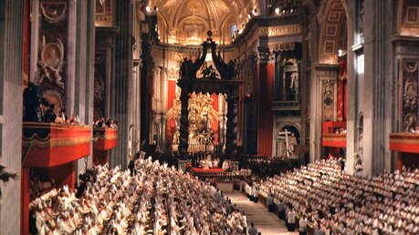 Feierliche Eröffnung des II. Vatikanischen Konzils (KNA)