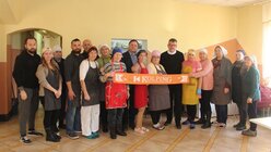 Helfer der Kolping Suppenküche in Czernowitz (Kolping International)