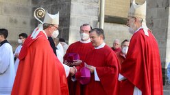 Kardinal Woelki und Generalvikar Markus Hofmann / © Beatrice Tomasetti (DR)