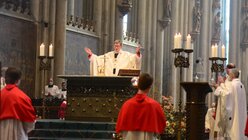 Rainer Maria Kardinal Woelki im Pontifikalamt am Hochfest der Auferstehung des Herrn / © Beatrice Tomasetti (DR)