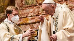 Ostermesse mit Papst Franziskus / © Romano Siciliani/ Vatican Media (KNA)