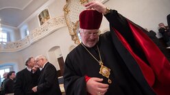 Bischof Kryk ist apostolischer Exarch für katholische Ukrainer in Deutschland / © Marijan Murat (dpa)